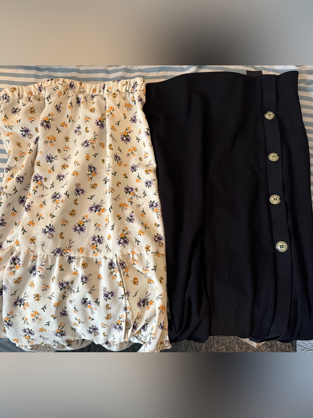 Lot of Two H&M Midi Skirts with Slit